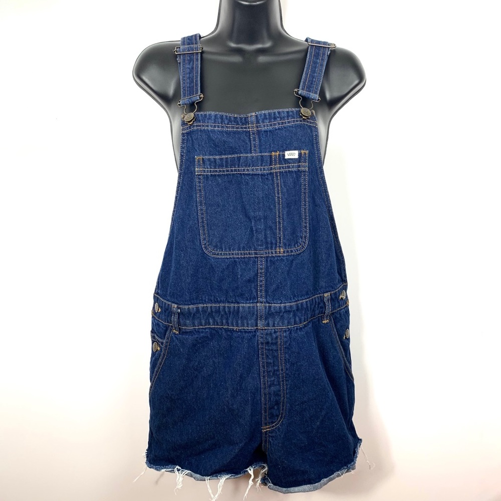 Denim Blue Women's Overall Shorts